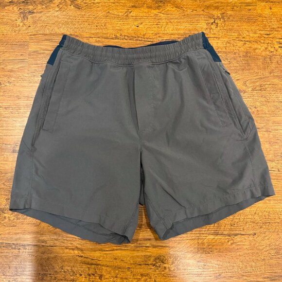 Birddogs Gray Performance Lined Workout Running Training Gym‎ Shorts 7" Men's M - Picture 1 of 6